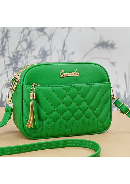 Kadın Dokulu Çapraz Çanta, Şık ve Çok Yönlü Küçük Kare Çanta, Niş Kadın Omuz Çapraz Çantası (Yurt Dışından)