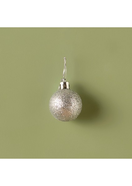 Dekoratif Süs 12'li Silver (4 cm)