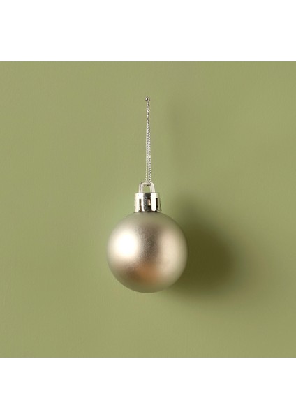 Dekoratif Süs 12'li Silver (4 cm)