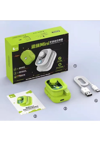 Aobing Mini Pro Yapay Zeka Desteği Sayesinde Elle Oynama Bluetooth Pubg Akıllı Makro Gamepad
