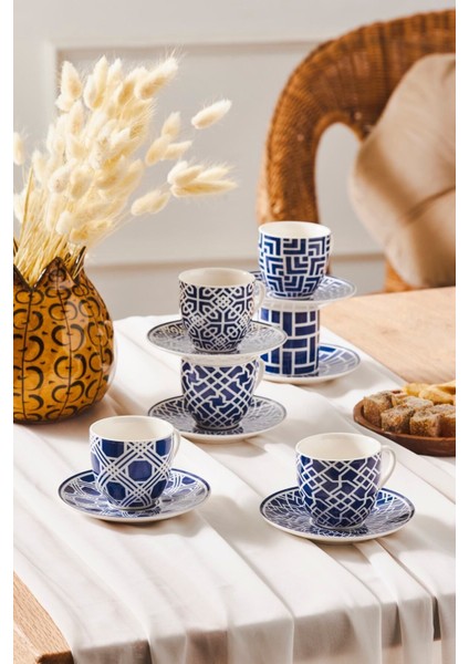 Doris 6 Kişilik Kahve Fincan Takımı 90 ml