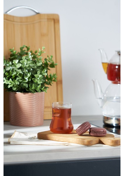 Şık ve Hafif 155 ml Tek Kişilik Cam Çay Bardağı, Modern Tasarım fırsatları