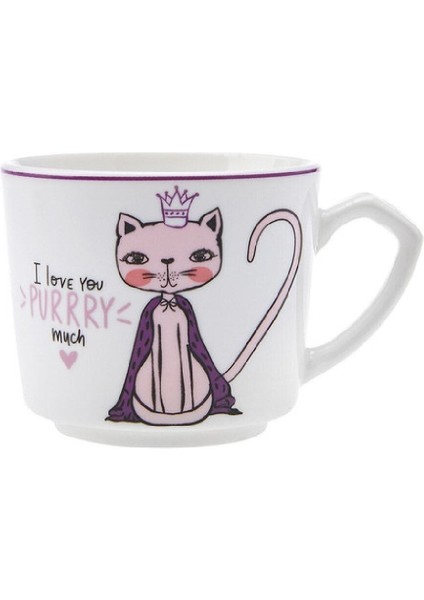 Fancy Cat 2 Kişilik Kahve Fincanı Takımı 80 ml
