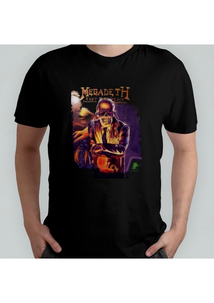 Megadeth - Rust In Peace Pamuklu Bisiklet Yaka T-Shirt Model 1