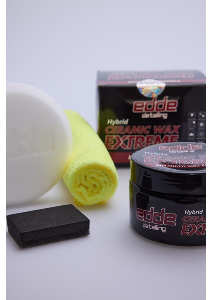 Araba Araç Oto Sio3 Pro Hybrid Ceramic Wax Krem Cila 9h 200GR 4lü Seramik Kaplama Boya Koruma Seti