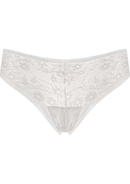 Dantelli Pamuk Kadın Külot, Beyaz