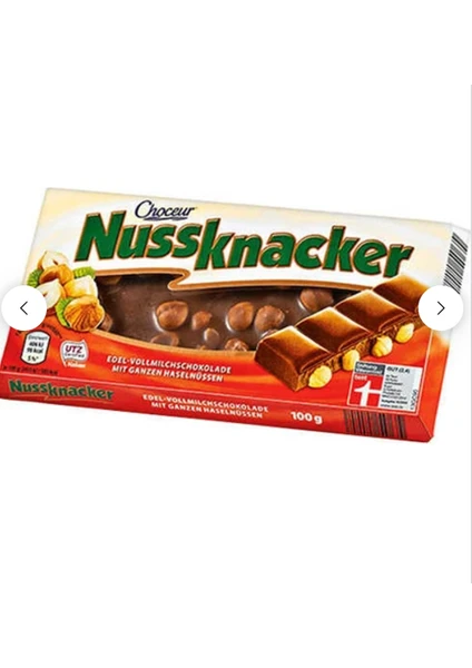 Nussknacker Sütlü Fındıklı 100 gr Alman Çikolatası