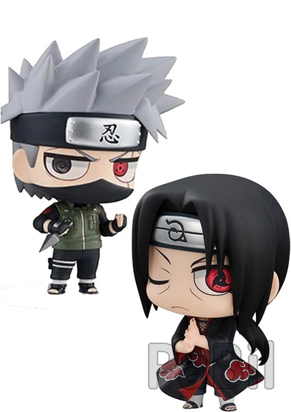 Naruto Shippuden Anime Manga Aksiyon Figür 7 cm - Itachi ve Kakashi