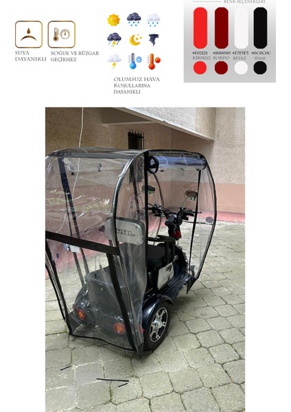 Yuki Pony x - Üç Tekerli Motor Brandası - Siyah