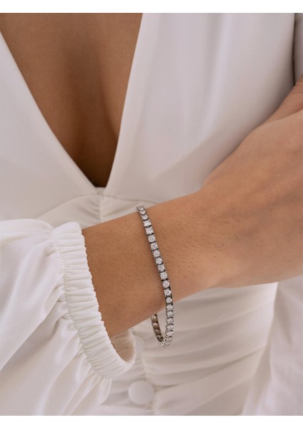 5,02 Karat Suyolu Pırlanta Bileklik