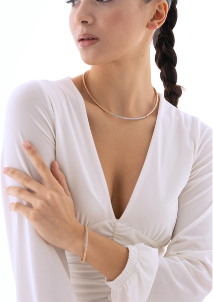 1,56 Karat Halka Pırlanta Kolye modelleri