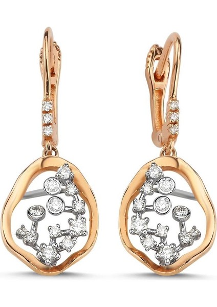 0,53 Karat Pırlanta Küpe