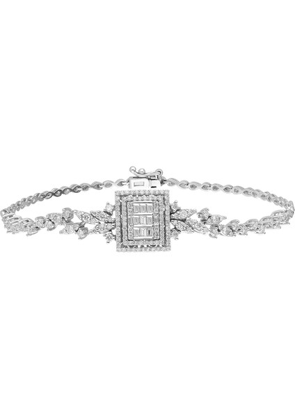 1,21 Karat Baget Pırlanta Bileklik