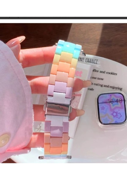 Apple Watch Renkli Colorful Akıllı Saat Kordon 38-40-41mm