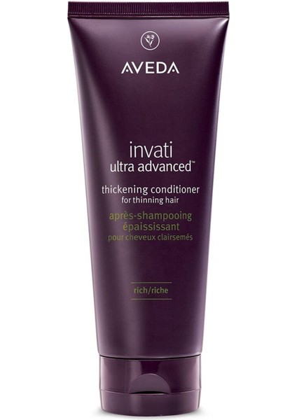 Invati Ultra Advanced Dökülme Karşıtı Saç Kremi: Zengin Doku 200ML
