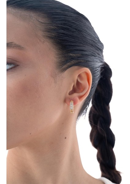 0,40 Karat Baget Zincir Halka Pırlanta Küpe fırsatları