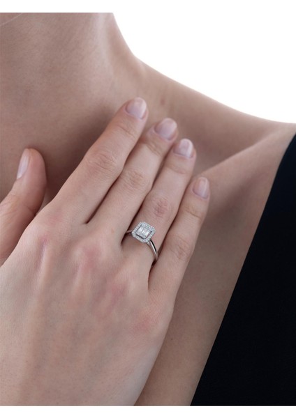 0,28 Karat Baget Pırlanta Yüzük fırsatları