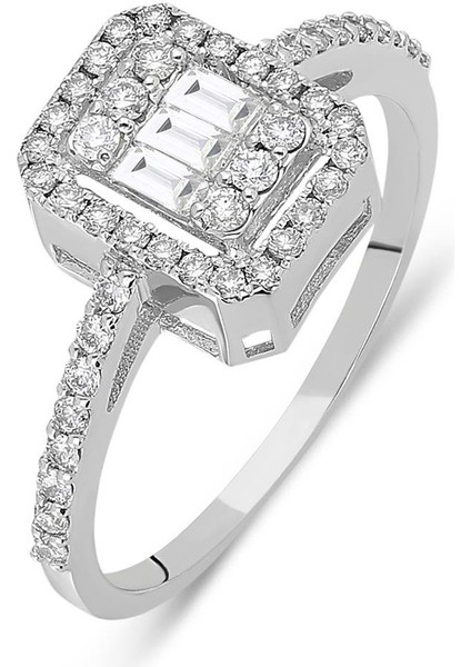 0.49 Karat Baget Pırlanta Yüzük fiyatları