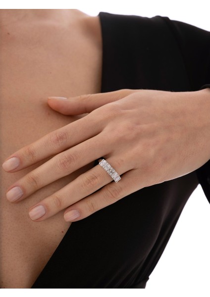 0,40 Karat Baget Pırlanta Yüzük fiyatları