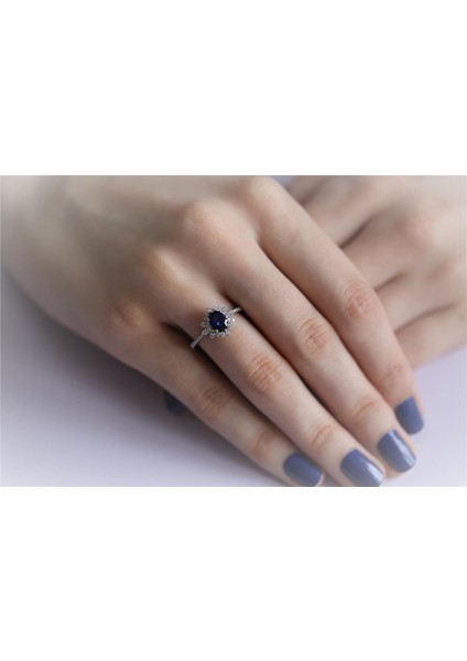 1,24 Karat Safir Pırlanta Yüzük fiyatları