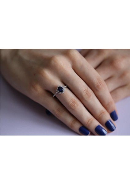 1,24 Karat Safir Pırlanta Yüzük fırsatları