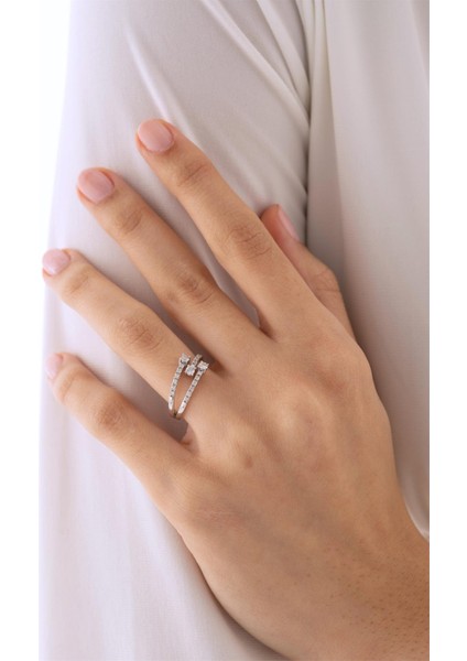 0,45 Karat Tasarım Pırlanta Yüzük