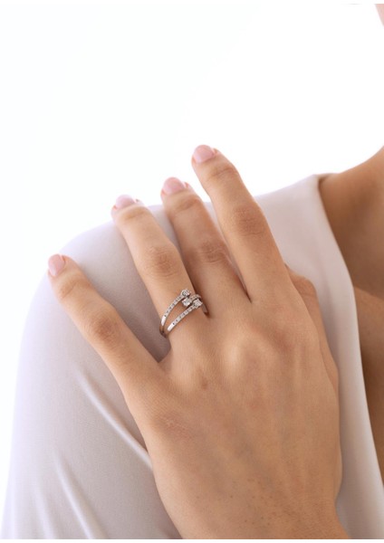 0,45 Karat Tasarım Pırlanta Yüzük modelleri