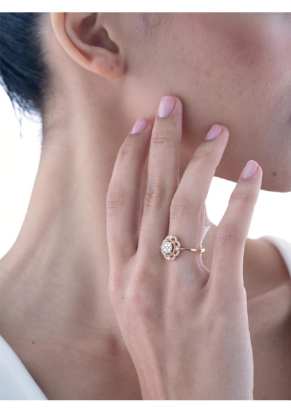 0,45 Karat Tasarım Pırlanta Yüzük indirimleri