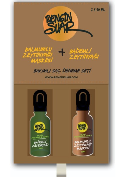 Bakımlı Saç Deneme Seti 2x30ml