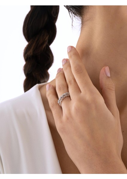 0,18 Karat Halka Zincir Pırlanta Yüzük fırsatları