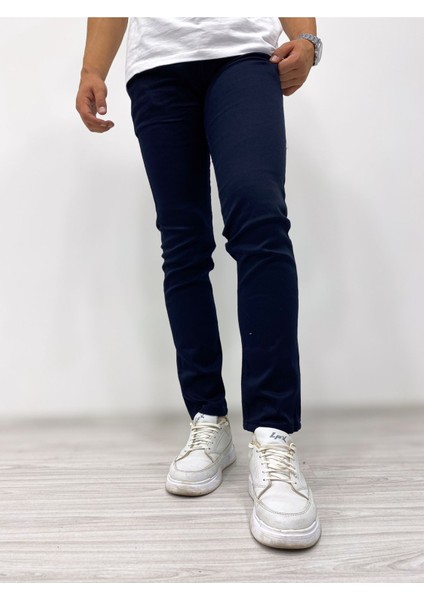 Erkek Slim Fit Likralı Pantolon