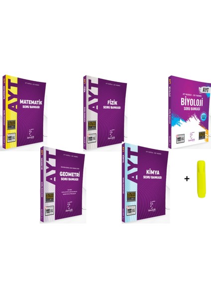 Ayt Matematik Fen Soru Bankası Seti 5 Kitap