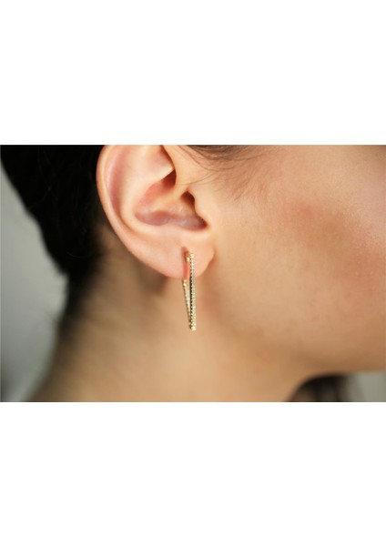 0,60 Karat Pırlanta Küpe