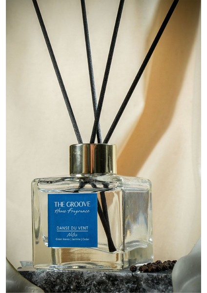 Woody Jasmine 100 ml Kare Oda Kokusu Parfümü Şeffaf