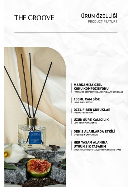 Woody Jasmine 100 ml Kare Oda Kokusu Parfümü Şeffaf