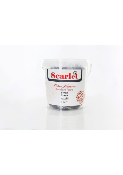 Şeker Hamuru Siyah 1kg