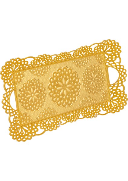 Dantel 2 Kişilik Dikdörtgen Tepsi (207-2)