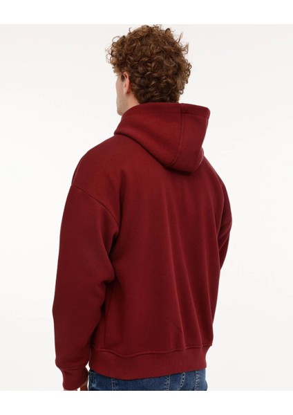 Lumberjack MB Ros 18HS112 Fernuarlı Kanguru Cep Kapusonlu Sweat