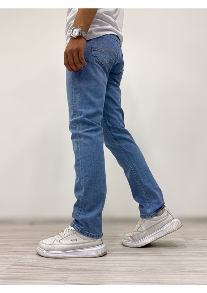Erkek Mavi Regular Fit Kot Pantolon