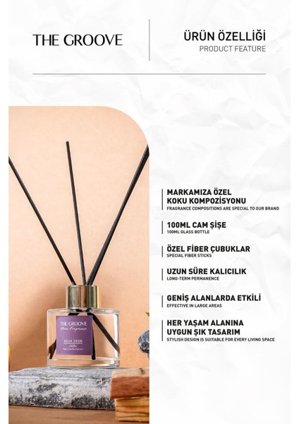 Peachy Vanilla 100 ml Silindir Oda Kokusu Parfümü