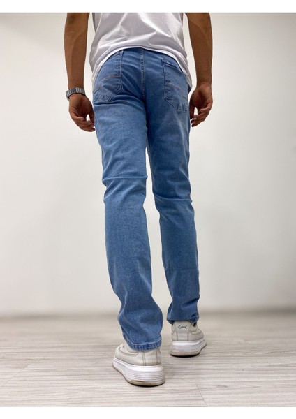 Erkek Mavi Regular Fit Kot Pantolon