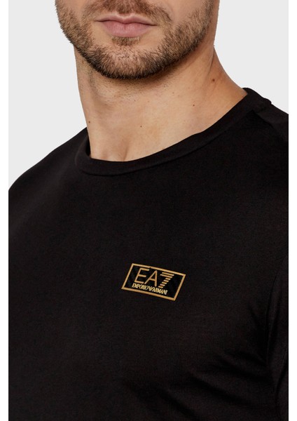 Pamuklu Slim Fit Bisiklet Yaka Uzun Kollu T Shirt Erkek T Shirt 7M000008 AF10170 UC001