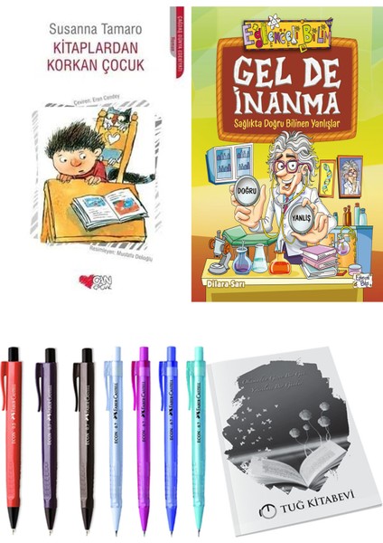 Gel De Inanma ve Kitaplardan Korkan Çocuk 2li Set
