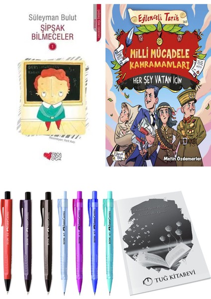 Milli Mücadele Kahramanları Her Şey Vatan Için ve Şipşak Bilmeceler 1 2li Set