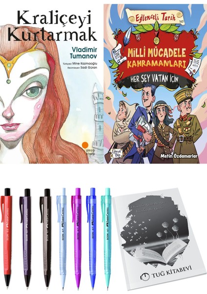 Milli Mücadele Kahramanları Her Şey Vatan Için ve Kraliçeyi Kurtarmak 2li Set