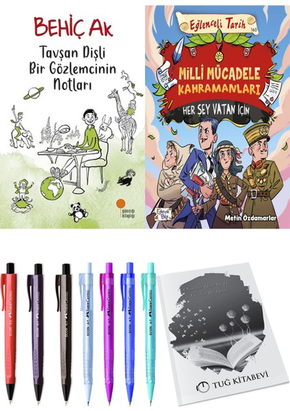 Milli Mücadele Kahramanları Her Şey Vatan Için ve Tavşan Dişli Bir Gözlemcinin Notları 2li Set