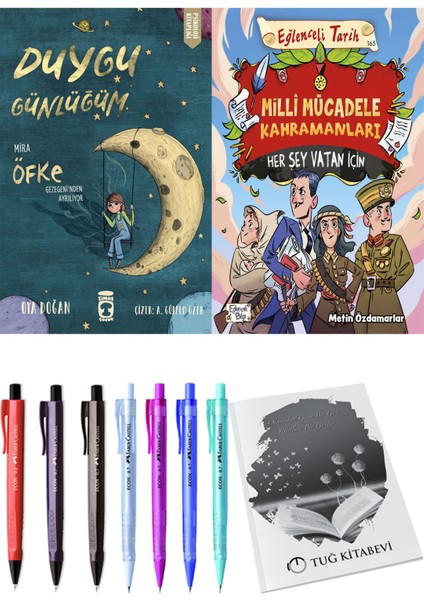 Milli Mücadele Kahramanları Her Şey Vatan Için ve Duygu Günlüğüm Mira Öfke Gezegeni'nden Ayrılıyor 2li Set