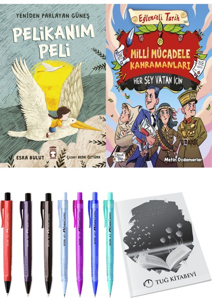 Milli Mücadele Kahramanları Her Şey Vatan Için ve Yeniden Parlayan Güneş Pelikanım Peli 2li Set