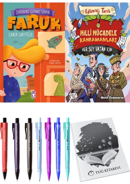 Milli Mücadele Kahramanları Her Şey Vatan Için ve Şehirdeki Gizemli Sinyal Faruk 2li Set