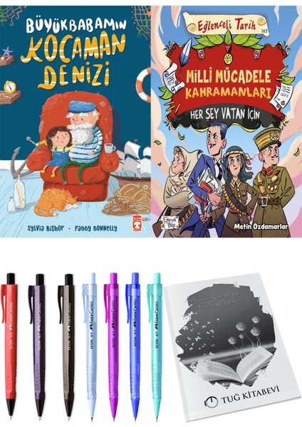 Milli Mücadele Kahramanları Her Şey Vatan Için ve Büyükbabamın Kocaman Denizi 2li Set